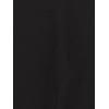 imageAllegra K VNeck Dress for Womens Short Sleeve Casual Dresses Elastic Waist Solid Elegant Maxi ALine DressBlack