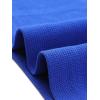 imageAllegra K One Piece Outfits for Womens Casual Crewneck Mesh Sheer Wide Leg JumpsuitRoyal Blue