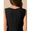 imageAllegra K Wide Leg Jumpsuit for Womens V Neck Casual Sleeveless RomperBlack