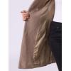 imageAllegra K Winter Belted Coat for Womens Stand Collar Buttoned Outwear MidLong Work OvercoatDark Beige