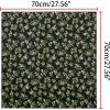 imageAllegra K Women Chiffon Scarves  276quot X276quot  Floral Print Square Kerchief Neck Scarf NeckerchiefBlack