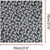 imageAllegra K Women Chiffon Scarves  276quot X276quot  Floral Print Square Kerchief Neck Scarf NeckerchiefBlack White Gray