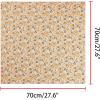 imageAllegra K Women Chiffon Scarves  276quot X276quot  Floral Print Square Kerchief Neck Scarf NeckerchiefLight Orange