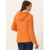 imageAllegra K Womens Casual Winter Outwear Hooded Button Peacoat Toggle Duffle CoatOrange