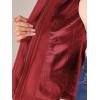 imageAllegra K Womens Casual Winter Outwear Hooded Button Peacoat Toggle Duffle CoatRed