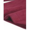 imageAllegra K Womens Faux Suede Trench Coat Notched Lapel Double Breasted Jacket with BeltDeep Red