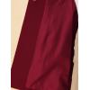 imageAllegra K Womens Lapel Collar Buttoned Outwear Elegant Work Notch Trench Winter CoatsBurgundy