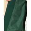 imageAllegra K Womens Lapel Collar Buttoned Outwear Elegant Work Notch Trench Winter CoatsDark Green
