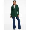 imageAllegra K Womens Lapel Collar Buttoned Outwear Elegant Work Notch Trench Winter CoatsDark Green