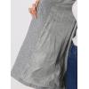imageAllegra K Womens Lapel Collar Buttoned Outwear Elegant Work Notch Trench Winter CoatsGrey