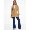 imageAllegra K Womens Lapel Collar Buttoned Outwear Elegant Work Notch Trench Winter CoatsKhaki
