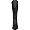 imageAllegra K Womens Pointy Toe Buckle Stiletto Heel Knee High BootsBlack