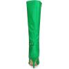 imageAllegra K Womens Pointy Toe Buckle Stiletto Heel Knee High BootsGrass Green