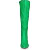 imageAllegra K Womens Pointy Toe Buckle Stiletto Heel Knee High BootsGrass Green