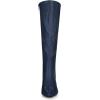 imageAllegra K Womens Pointy Toe Buckle Stiletto Heel Knee High BootsNavy Blue