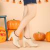 imageAllegra K Womens Platform Lace Up Chunky Heels Ankle BootsBeige