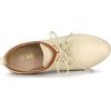 imageAllegra K Womens Platform Lace Up Chunky Heels Ankle BootsBeige
