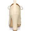 imageAllegra K Womens Platform Lace Up Chunky Heels Ankle BootsBeige
