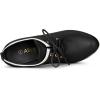 imageAllegra K Womens Platform Lace Up Chunky Heels Ankle BootsBlack