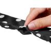 imageAllegra K 50s Skinny Silky Scarf Polka Dots Waistband Long Narrow Neckscarf Bag Handle AccessoryBlack Medium Dot