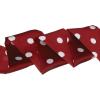 imageAllegra K 50s Skinny Silky Scarf Polka Dots Waistband Long Narrow Neckscarf Bag Handle AccessoryRed Medium Dot