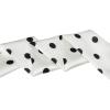 imageAllegra K 50s Skinny Silky Scarf Polka Dots Waistband Long Narrow Neckscarf Bag Handle AccessoryWhite Medium Dot
