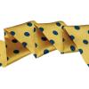 imageAllegra K 50s Skinny Silky Scarf Polka Dots Waistband Long Narrow Neckscarf Bag Handle AccessoryYellow Medium Dot