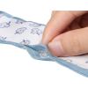 imageAllegra K Ladies Fashion Skinny Scarves Hair Band Ribbon Bag Accessory NeckerchiefBlue Leaf
