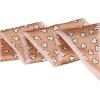 imageAllegra K Ladies Fashion Skinny Scarves Hair Band Ribbon Bag Accessory NeckerchiefBrown Leaf