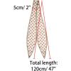 imageAllegra K Ladies Fashion Skinny Scarves Hair Band Ribbon Bag Accessory NeckerchiefKhaki