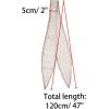 imageAllegra K Ladies Fashion Skinny Scarves Hair Band Ribbon Bag Accessory NeckerchiefKhaki Leaf