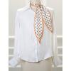 imageAllegra K Ladies Fashion Skinny Scarves Hair Band Ribbon Bag Accessory NeckerchiefOrange