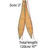 imageAllegra K Ladies Fashion Skinny Scarves Hair Band Ribbon Bag Accessory NeckerchiefYellow Leaf