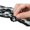 imageAllegra K Leopard Ribbon Long Narrow Skinny Scarf for Women Hairband Waistband Belt Bag Handle AccessoryGray
