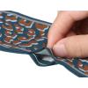 imageAllegra K Leopard Ribbon Long Narrow Skinny Scarf for Women Hairband Waistband Belt Bag Handle AccessoryOrange