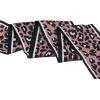 imageAllegra K Leopard Ribbon Long Narrow Skinny Scarf for Women Hairband Waistband Belt Bag Handle AccessoryPink