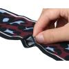 imageAllegra K Leopard Ribbon Long Narrow Skinny Scarf for Women Hairband Waistband Belt Bag Handle AccessoryWine Red