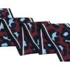 imageAllegra K Leopard Ribbon Long Narrow Skinny Scarf for Women Hairband Waistband Belt Bag Handle AccessoryWine Red