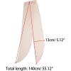 imageAllegra K Women Plain Solid Color Pure Skinny Scarf Scarves Long Neckerchief Hair BandApricot