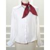 imageAllegra K Women Plain Solid Color Pure Skinny Scarf Scarves Long Neckerchief Hair BandWine Red
