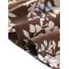 imageAllegra K Womens Knee Length Skirt Floral Elastic Waist Flowy Tiered ALine Ruffle SkirtBrown