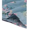 imageAllegra K Womens Knee Length Skirt Floral Elastic Waist Flowy Tiered ALine Ruffle SkirtDusty Blue