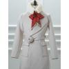 imageAllegra K Womens Love Heart Flower Ribbon Thicken Faux Fur Collar Scarf Neck Scarves Winter WarmerRed