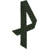 imageAllegra K 50s Skinny Silky Scarf Polka Dots Waistband Long Narrow Neckscarf Bag Handle AccessoryGreen Small Dot