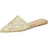 imageAllegra K Womens Slip On Glitter Heels Pointed Toe Slide Mules