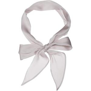 imageAllegra K Women Plain Solid Color Pure Skinny Scarf Scarves Long Neckerchief Hair BandDusty Pink
