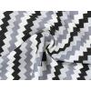 imageAllegra K Women Geometric Stripe Printed Triangle Head Wrap Neck Scarves NeckerchiefGray