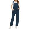 imageAllegra K Womens Overalls Adjutable Strap Drawstring Suspenders Jumpsuit