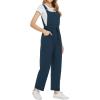 imageAllegra K Womens Overalls Adjutable Strap Drawstring Suspenders Jumpsuit