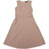 imageAllegra K Womens Work Dress Round Neck Solid Color Sleeveless ALine Casual Office DressesApricot